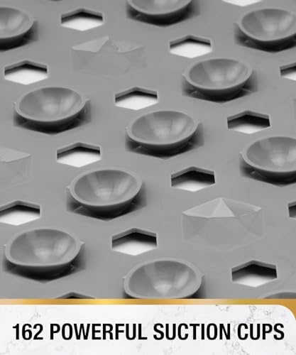 HITSLAM Shower Mat Anti Slip, Square Bath Mat - Image 3