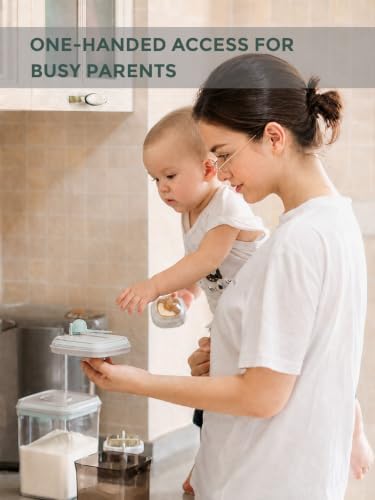 Baby Formula Container, 14oz Airtight Milk Powder Dispenser - Image 2