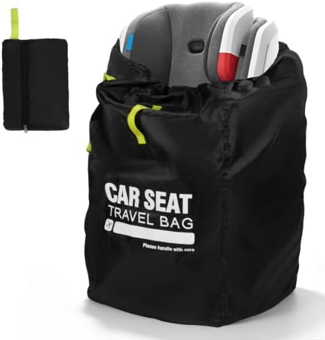 Foldable Car Seat Travel Bag, Zippered by Unknown