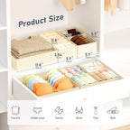 DIMJ Drawer Organizer Clothes, 26 Pack Dresser Organizer, Foldable Closet - Image 2