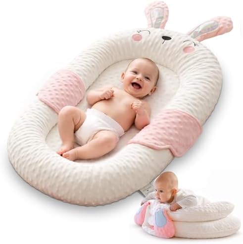 Infant Support Pillow with Adjustable Side Panels by Wendiway
