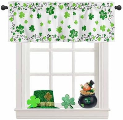 Vandarllin St. Patrick's Day Kitchen Curtains Valances by VandarllinHomeKitchenDecor