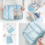 LANSKLBD 6/8 Set Packing Cubes for Suitcases Travel Luggage Packing Organizers - Image 4