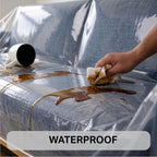 LAMINET Heavy Duty Clear Plastic Chair Covers Protectors - Image 4