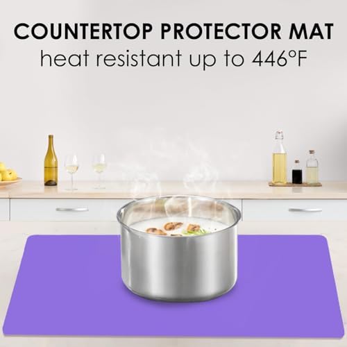 Extra Large Silicone Mats For Kitchen Counter, 27.6'' x 16'' Nonskid Silicone - Image 3