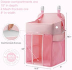 Maliton Hanging Diaper Caddy Nursery Caddy Organizer - Image 4