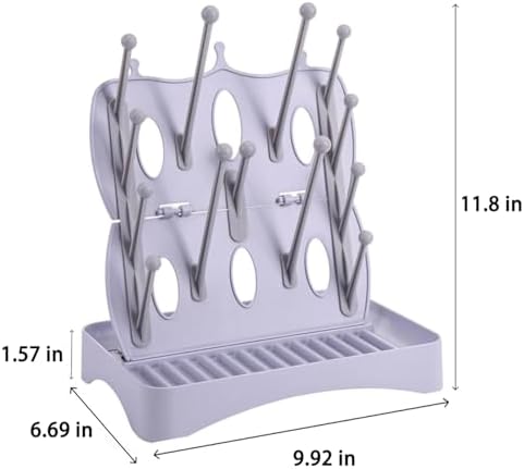Portable Bottle Drying Rack, Foldable & Space Saving Drying Rack - Image 2