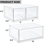 Prsildan Acrylic Drawer Makeup Organizer - Image 3