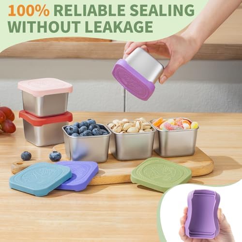 6 Oz Snack Containers with Lids - Image 3