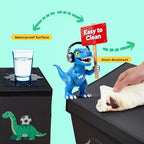 Extra Large Toy Box with Lid, Dinosaur Collapsible Toy Storage - Image 5