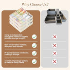 Drawer Organizer Storage for Clothes, 21 Pack - Image 6
