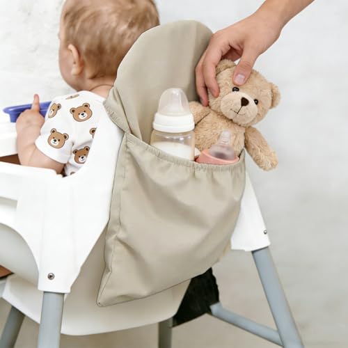 High Chair Handy Pocket Pouch for IKEA Antilop Highchair Caddy Organizer by TiTigerella