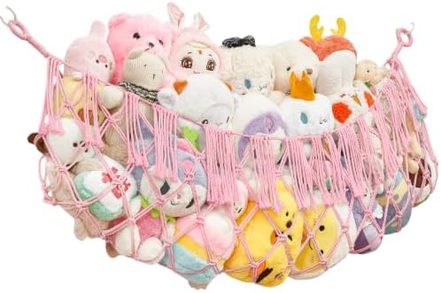 Stuffed Animal Net Hammock, Save Space Eliminate Clutter by PrimZootyDesign