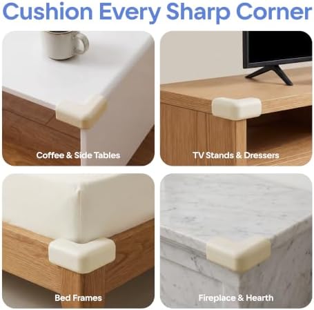 Komfortology 8-Pack Baby Proofing Corner Protectors - Image 5