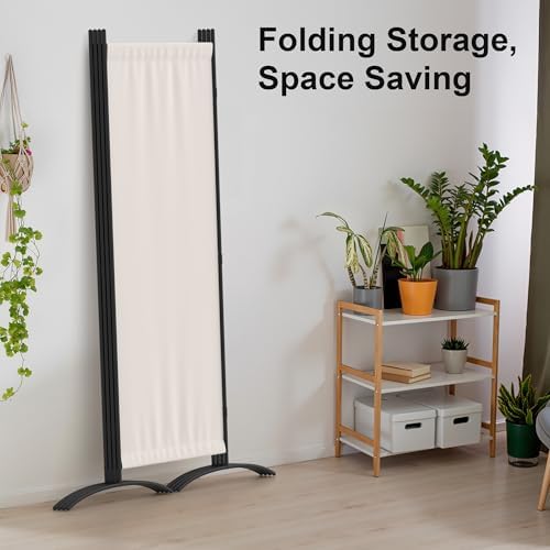 Room Divider 4 Panel Folding Screen Portable Wall - Image 2