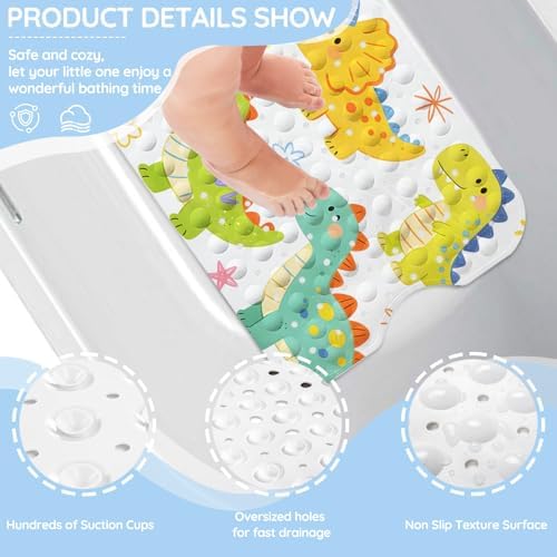 Kids Bathtub Mat, Non Slip Cartoon Bath Mat - Image 3