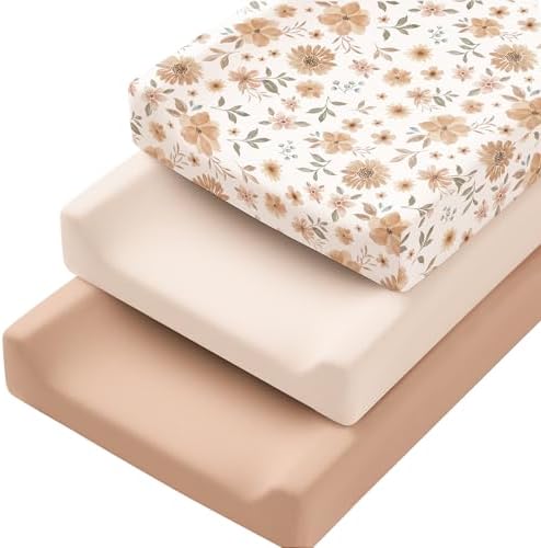 Konssy 3 Pack Stretchy Changing Pad Covers by Konssy