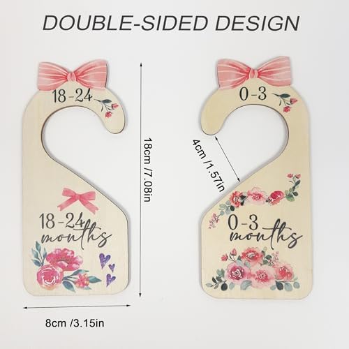 Baby Closet Dividers 8pcs Double-Sided Baby Clothes Dividers - Image 2