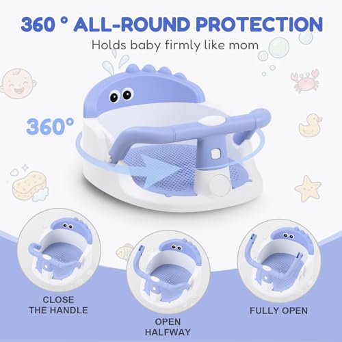 Baby Bath Seat for Babies 6 Months & Up Sitting Up - Image 4