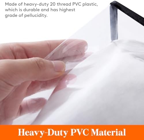 Lifewit 3 Pack Clear Clothes Storage Bags, 110L Plastic Blanket Storage Bag - Image 2