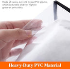 Lifewit 3 Pack Clear Clothes Storage Bags, 110L Plastic Blanket Storage Bag - Image 2