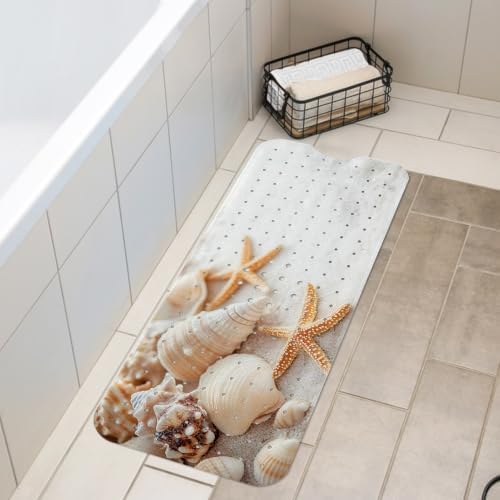 LNOND Summer Beach Bathtub Mat Non Slip, 40 X 16 Inch Tub Mat - Image 7