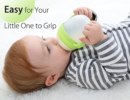 CHUBBIEE Baby Bottle Handles for Comotomo 5oz & 8oz, Ergonomic Non-Slip Grips - Image 2