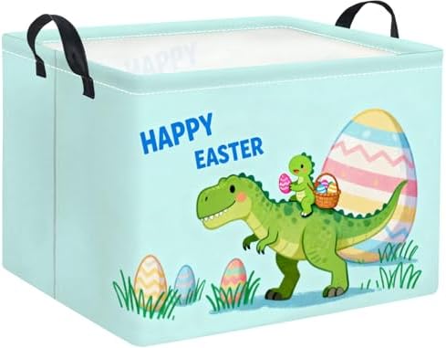 Rectangular Easter Basket for Home Kitchen Baby Girls Basket Cute Storage Bin by TIBAOLOVER