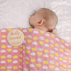 DRESHOW BQUBO Cotton Baby Swaddle Hat Set Newborn Infant Receiving Blankets - Image 3