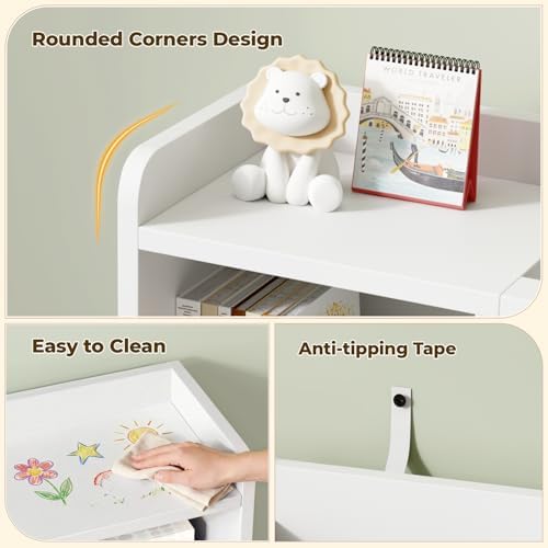 Toy Storage Organizer with 6 Cube, Stuffed Animal Storage - Image 5