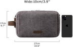 BAGSMART Toiletry Bag for Men, Canvas Travel Toiletry Organizer Dopp Kit - Image 6