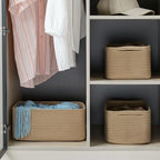3 Pack Storage Baskets for Organizing, 13.7×9.5×6.3" - Image 2