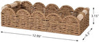 CubesLand Toilet Paper Storage Basket Organizer, Small Wicker Decor Basket - Image 3