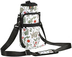 Nuovoware Water Bottle Carrier Bag, Hibiscus White by NUOVOWARE