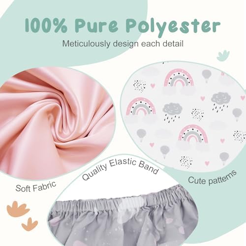 3 Pack Stretchy Bassinet Sheets 20" x 35" Compatible - Image 3