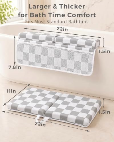 Bath Kneeler and Elbow Rest Pad Set, 1.5'' Kneeling Pad - Image 3