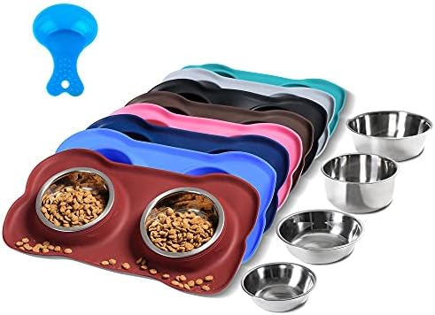 Hubulk Pet Dog Bowls 2 Stainless Steel Dog Bowl by Hubulk