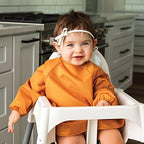Tiny Twinkle Long Sleeve Bib for Babies & Toddlers | 2-Pack Waterproof Smock - Image 5