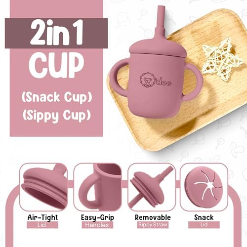 O'doe™ Silicone Baby Feeding Set, 17-Piece Baby Weaning Set BPA-Free - Image 6