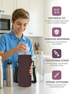 AUPET Water Bottle Bag Carrier, 24oz/32oz Insulated Neoprene bottle Sling - Image 4