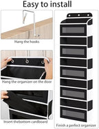 KYEVIS Over The Door Organizer, 5 Shelves Closet Door Hanging Organizer - Image 4