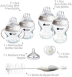Tommee Tippee Natural Start Baby's First Bottle and Pacifier 8 Piece Set - Image 2