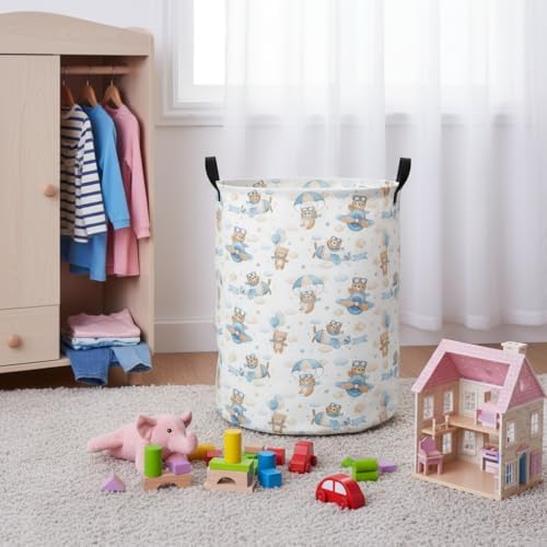 Baby Laundry Hamper kids laundry Basket Waterproof Laundry Bag - Image 5