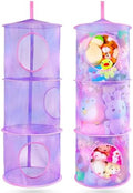 Basumee Hanging Stuffed Animals Storage, 2 Pack Mesh Plush Storage by Basumee