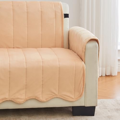 Great Bay Home Velvet Chair Cover - Image 4