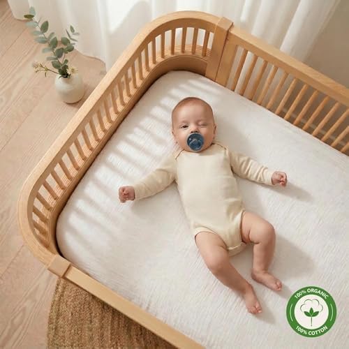 Crib Sheets, 100% Organic Cotton Muslin - Image 3