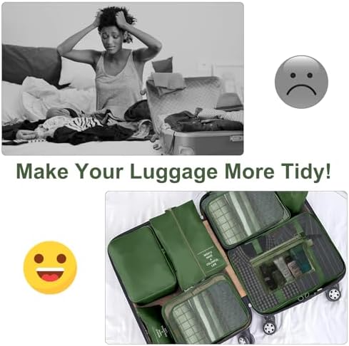Packing Cubes for Travel 10 Set Luggage Organizer Bags - Image 5
