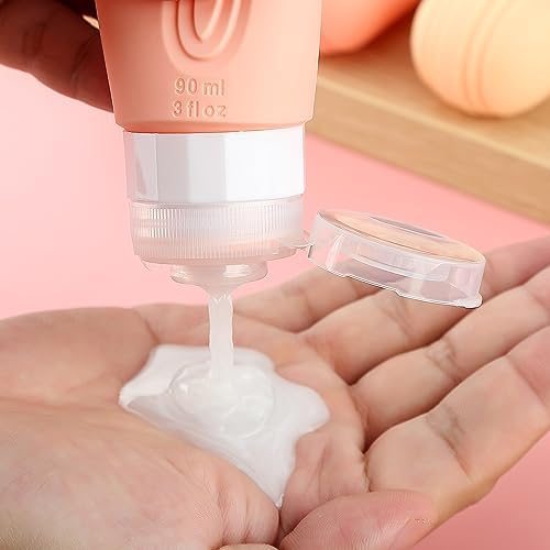 Mrsdry Travel Bottles for Toiletries, Tsa Approved 3oz Travel Size Containers - Image 4