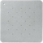 HEVEA Natural Rubber Wave Bath Mat – Square 21x21 in by HEVEA