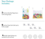 2 x Mesh Bath Toy Organizer + 6 Ultra Strong Hooks – The Perfect Bathtub Toy - Image 7